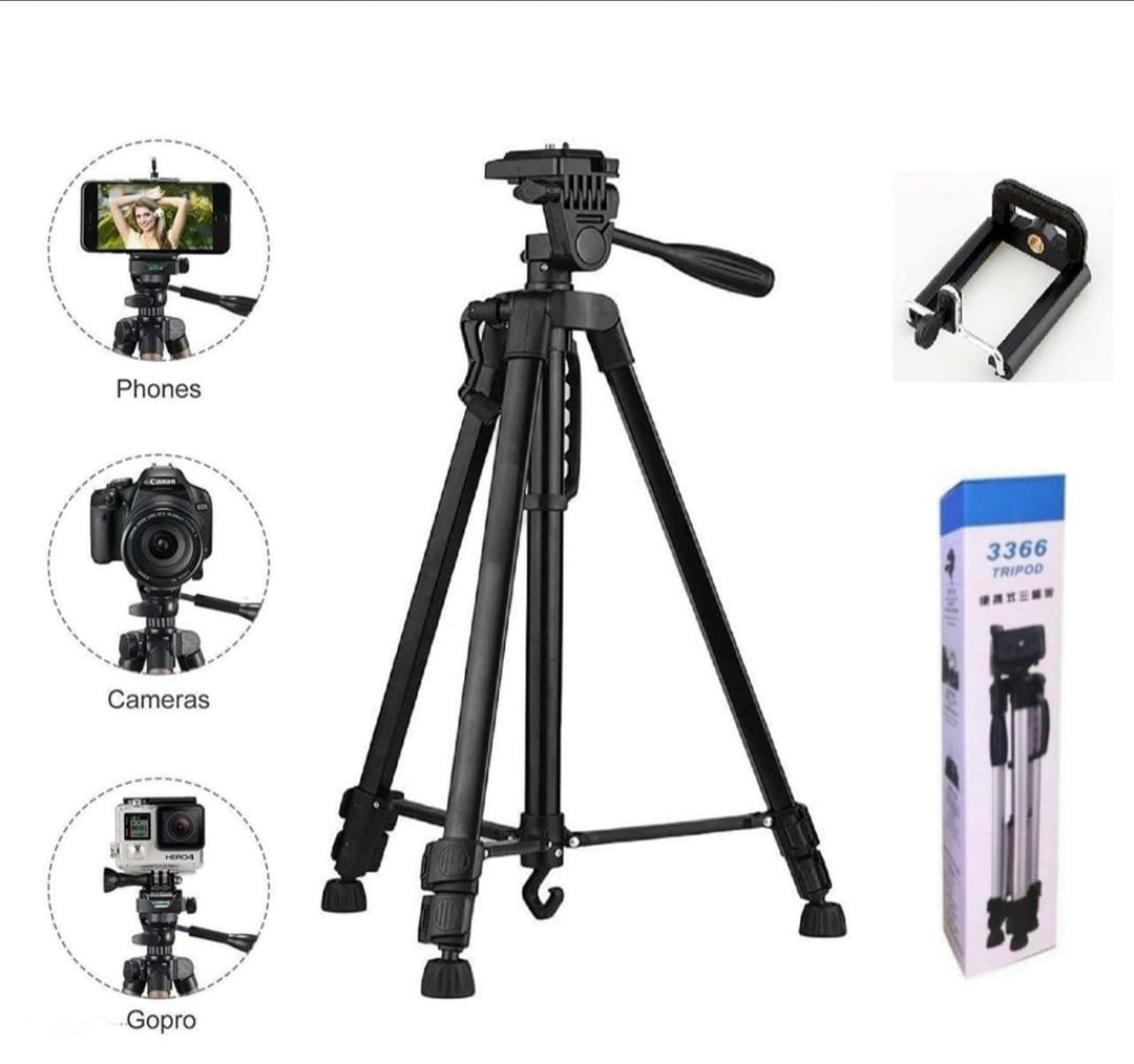 💥💥 𝙏𝙧𝙞𝙥𝙤𝙙 3366  4.6 Fit 💥💥 ➡For Camera Stand With Phone Holder.
