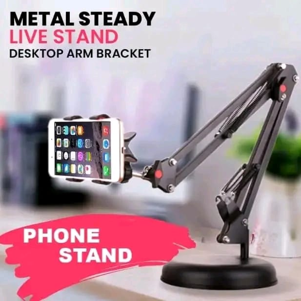Overhead Video Stand Phone Mount for Drawing, Cooking Video, Facebook, YouTube Live Streaming